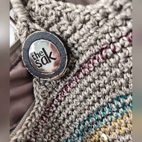The Sak Handbags - The SAK Multi-colored Knit Tote Handbag